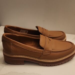 Tan Leather Loafers
